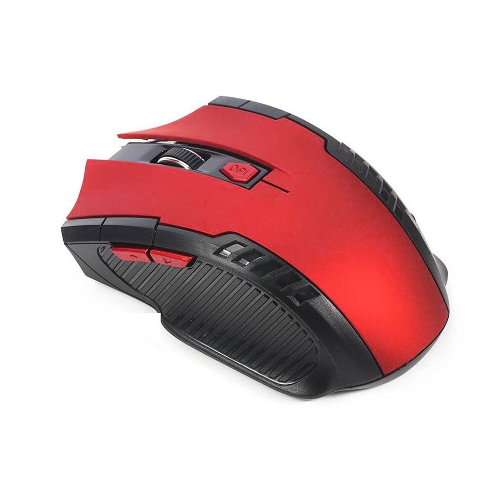 Mysz bezprzewodowa 2.4G Odbiornik USB 6 przycisków Profesjonalne myszy optyczne bezprzewodowe Mysz USB z prawym przewijaniem do laptopa PC Gamer: WHITE