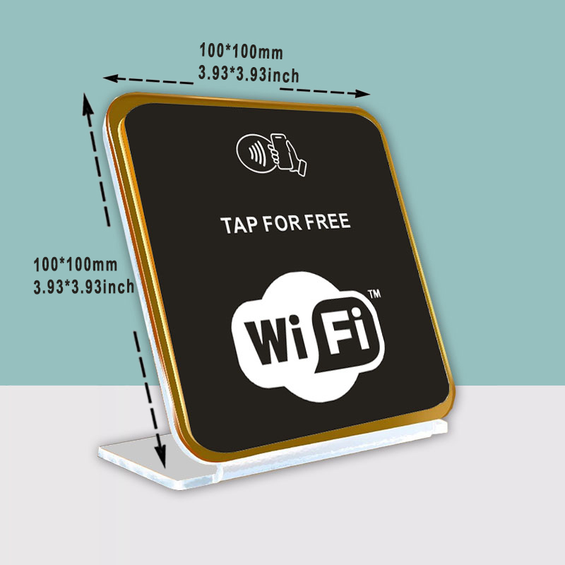Share Wi-Fi with an NFC Card Seamlessly Connect Guests to Your Wifi: SKY BLUE