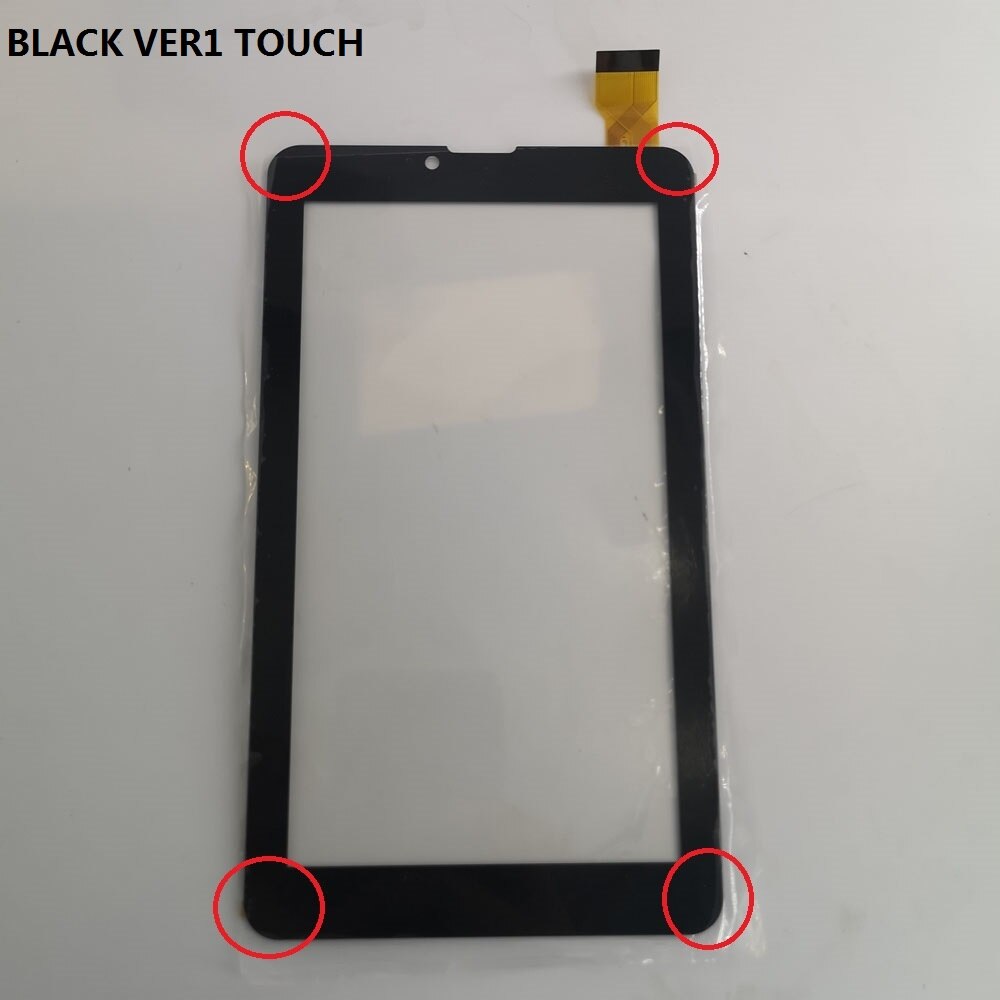 7 "per Dexp Ursus S470 S370 S570 S169 s 470 370 570 DELLA MISCELA 3G Tablet pc 1024x600 display lcd Touch Screen del Pannello di vetro Digitalizzatore: BLACK VER1 TOUCH