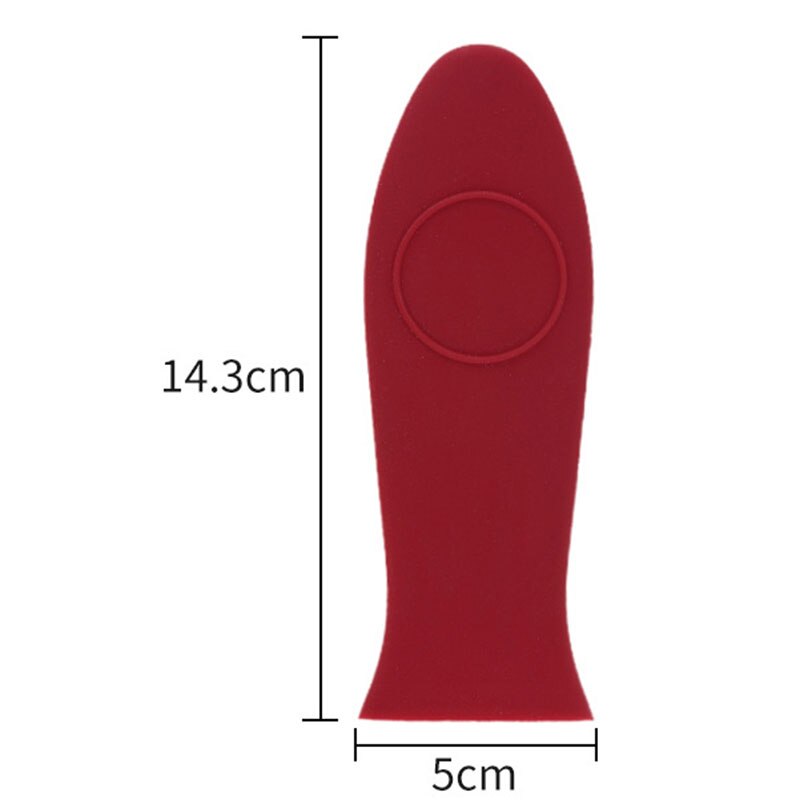 Verdikte Siliconen Pot Handvat Siliconen Pot Handvat Cover Pot Handvat Cover Anti-Slip Soft Handvat Cover Pot Handvat Cover