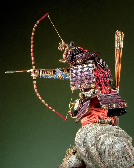 Kit de resina para los generales samurái japoneses, 90 mm