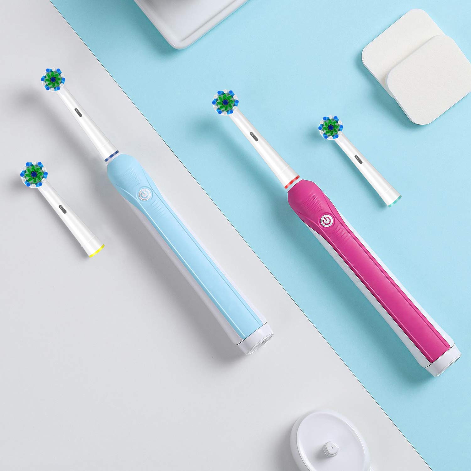 Cross Action Opzetborstels Voor Oral B D32 D1450 D1250 P9000 P7500 P8000 P4500 Elektrische Tandenborstel Heads