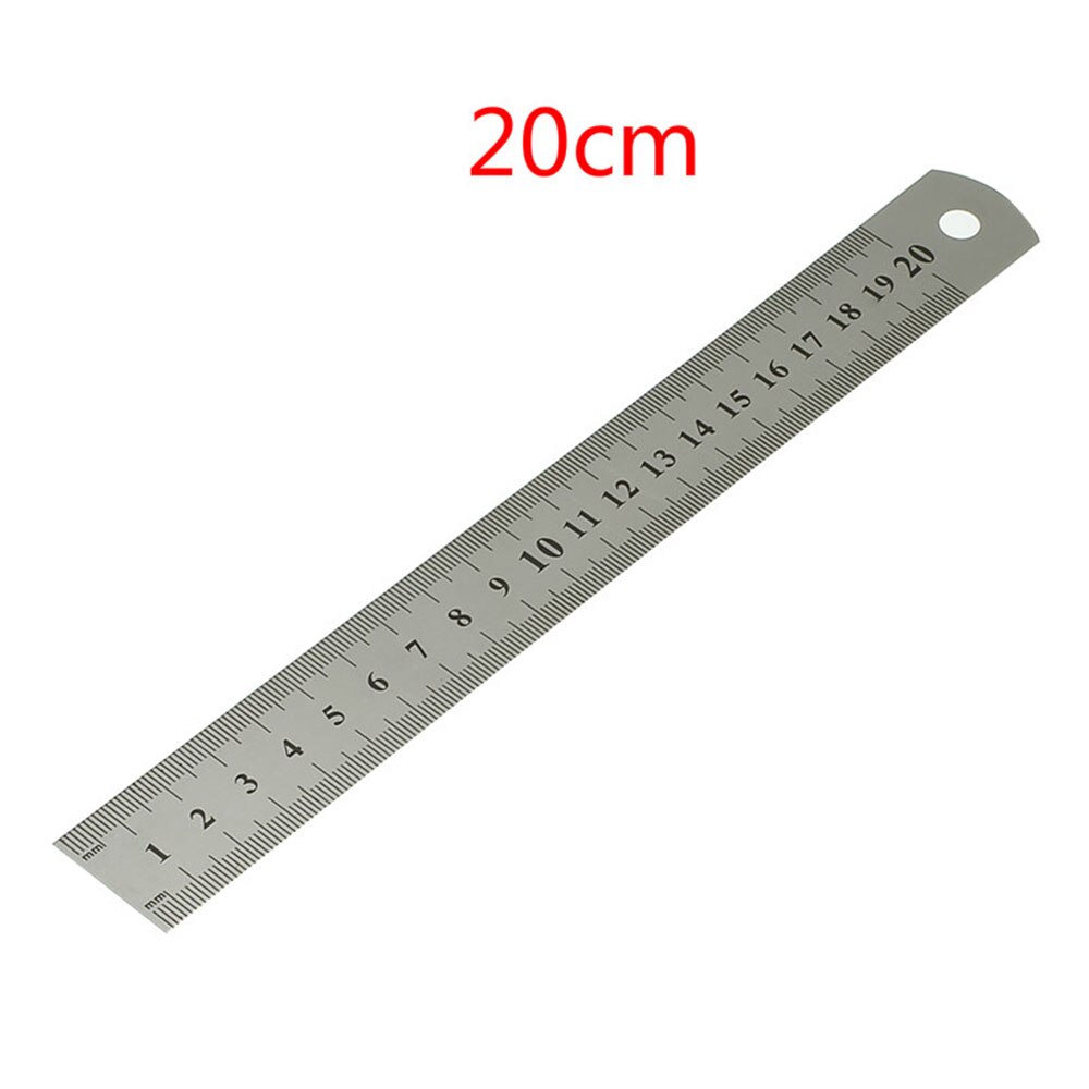 Sewing Foot Sewing 15-30cm Stainless Steel Metal Straight Ruler Ruler Tool Precision Double Sided Measuring Tool
