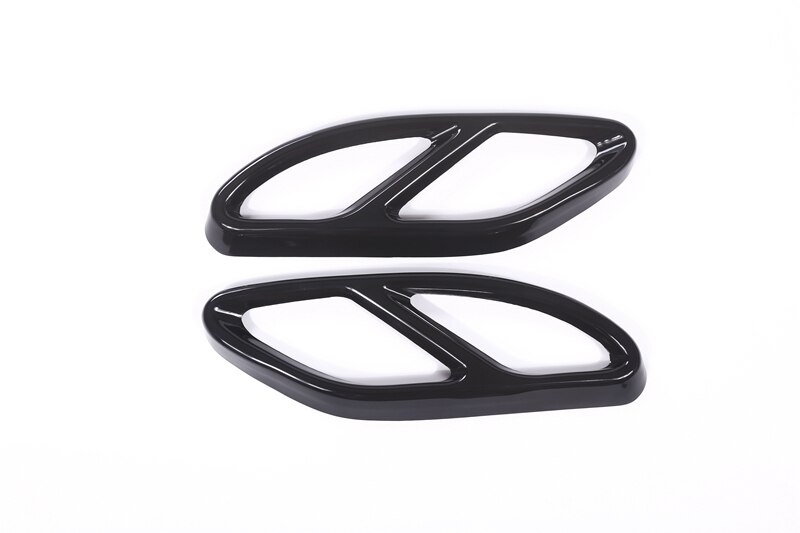 para Mercedes Benz GLC A B C EClass W205 Coupe W213 W176 W246 -17, accesorio de coche, AMG, cubierta de escape, embellecedor de acero 304 (