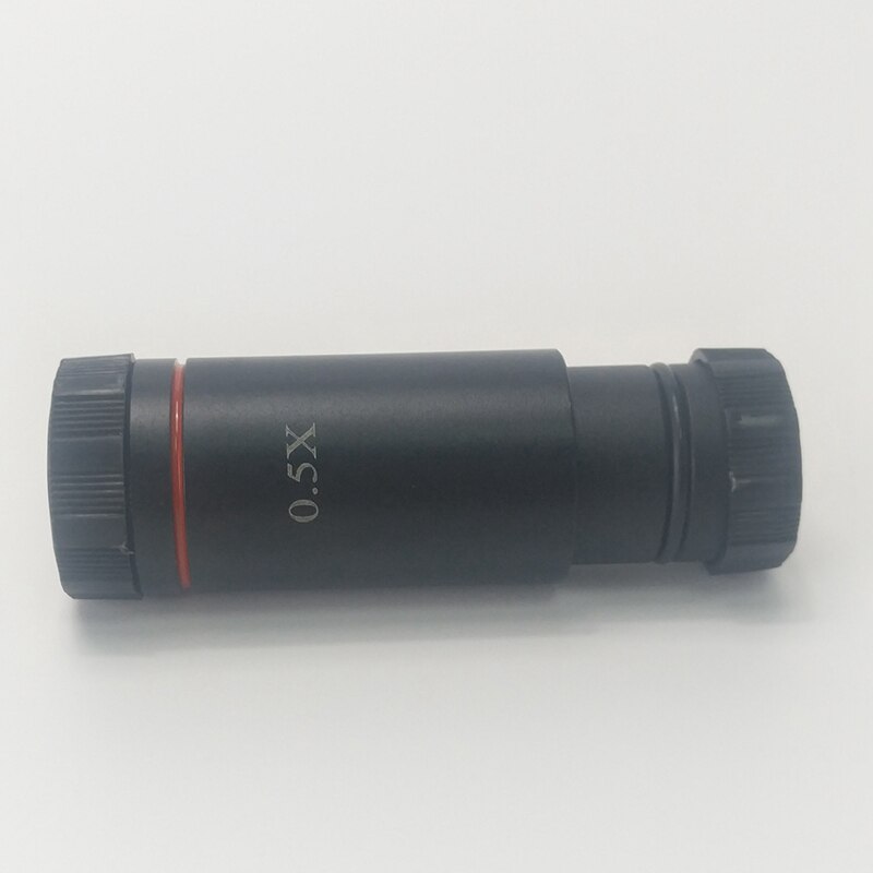 0.5X C Mount Microscope Adapter 23.2mm Electronic Eyepiece Reduction Lens 0.5X Microscope Relay Lens for Microscope CCD Camera