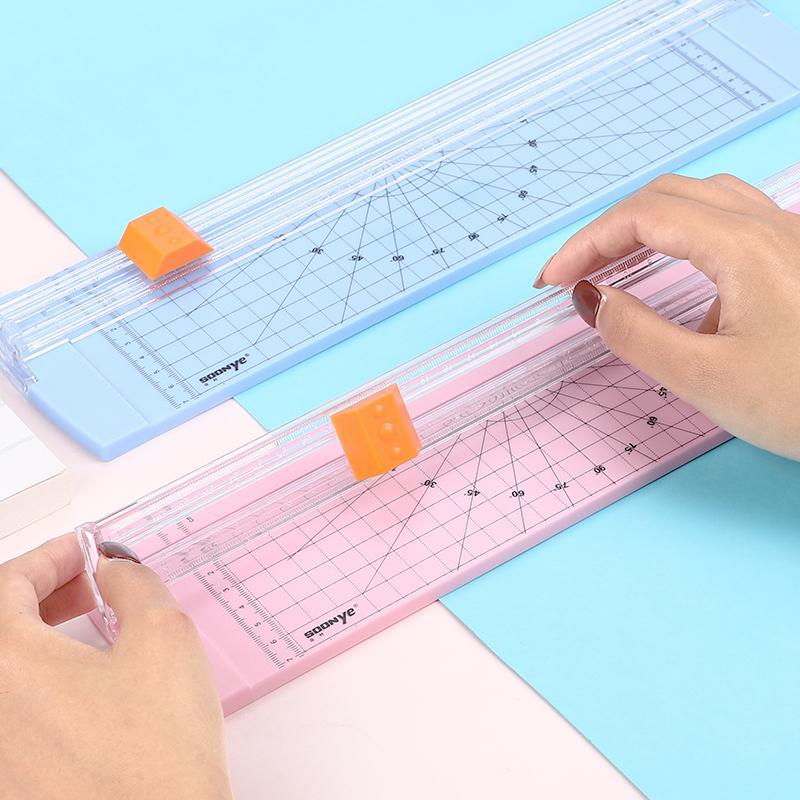 Portable Paper Cutter With Rug Handy Cutting Mat Paper Card Cutting Blade For A5 Precision Paper Or Phote Cutting