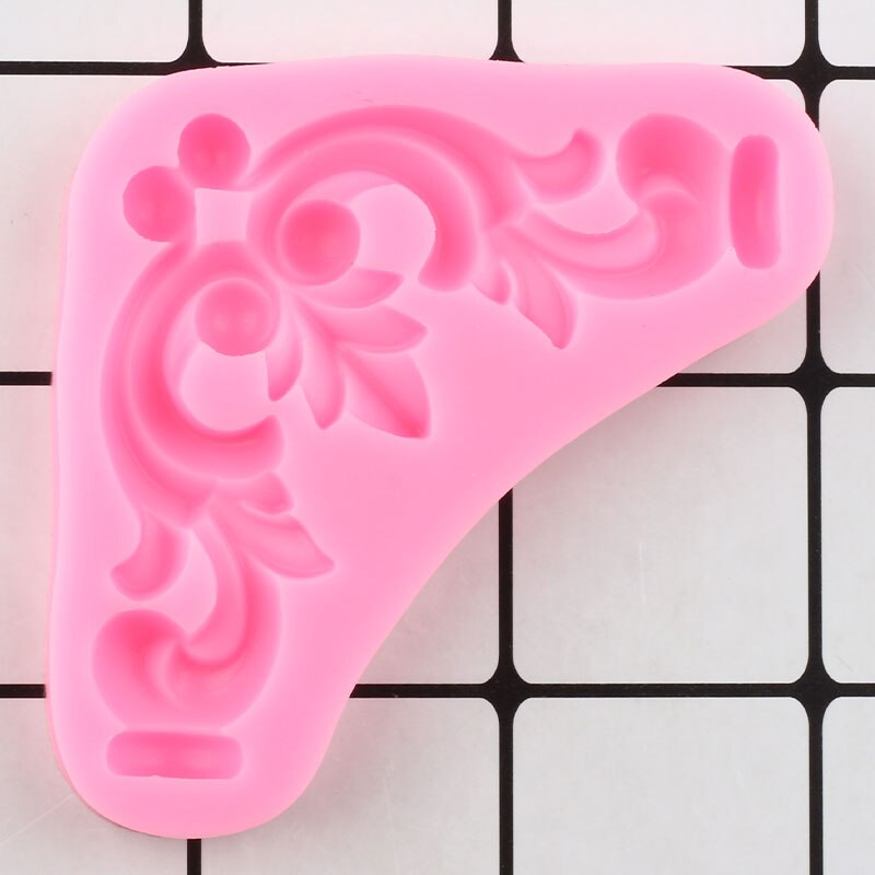 Barokke stijl siliconen mallen reliëf bloem fondant taart decoreren