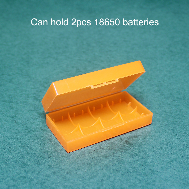 18650 lithium battery storage box rechargeable battery protection box sorting box storage plastic parts box: Beige