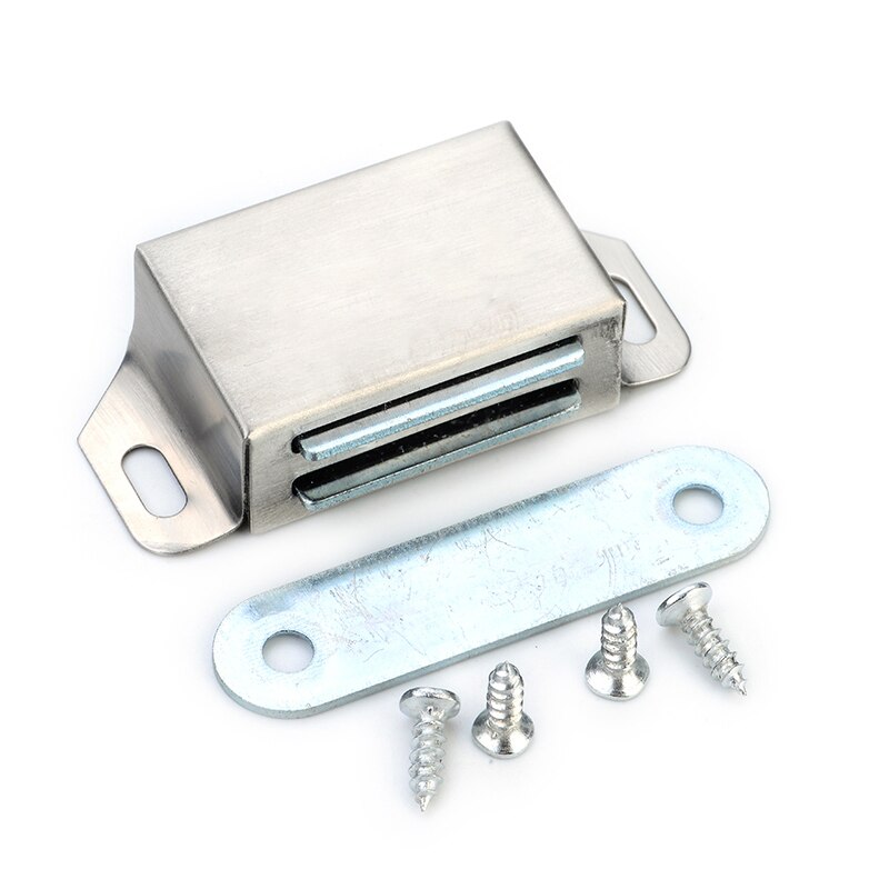 1pcs 53mm Stainless Steel Magnetic Door Catch Heavy Duty Magnet Latch Cabinet Catches for Cabinets Shutter Closet Furniture Door
