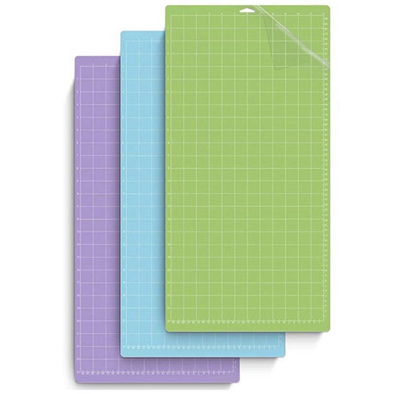 3 Pcs PVC Cutting Mat Grid Cutting Mat Cutting Plotter Special Pad for Cricut Maker 3/Explore 3/Air 2