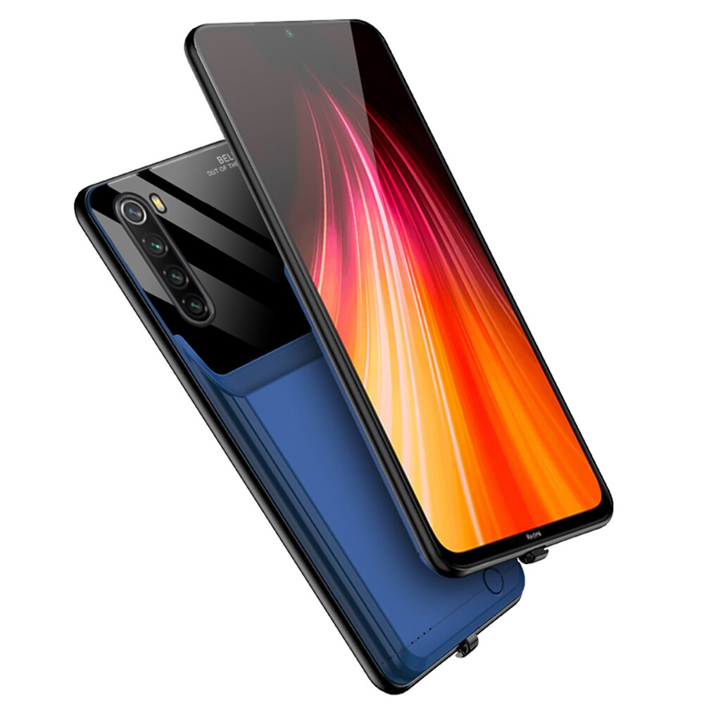 Power Bank 10000mah ładowarka Case dla Xiaomi Redmi uwaga 8T uwaga 8 Pro K20 Pro K30 Pro Powerbank bateria zewnętrzna kopia zapasowa