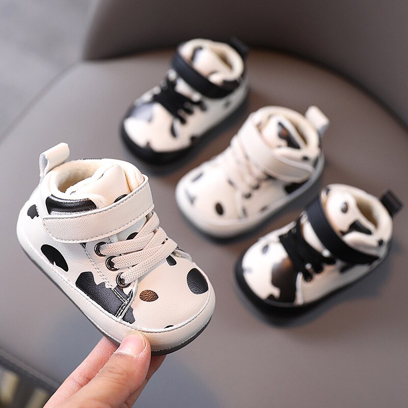 Herfst Winter Meisjes Katoen Enkellaarsjes Unisex Peuter Snowboots 1-2 Jaar Oude Kinderen Schoenen