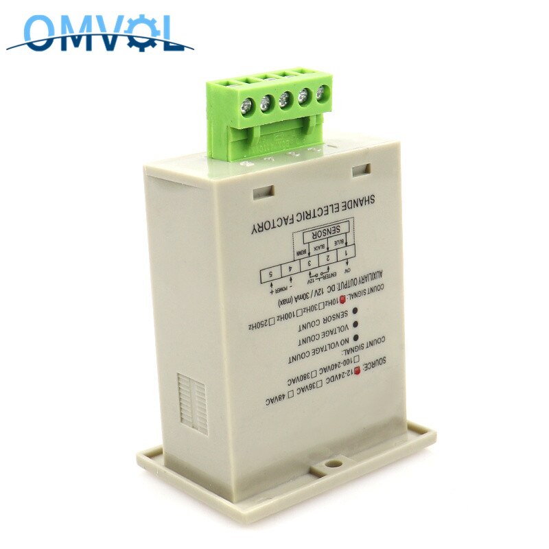 1-999999 digital counter meter 6 digits 5 terminals