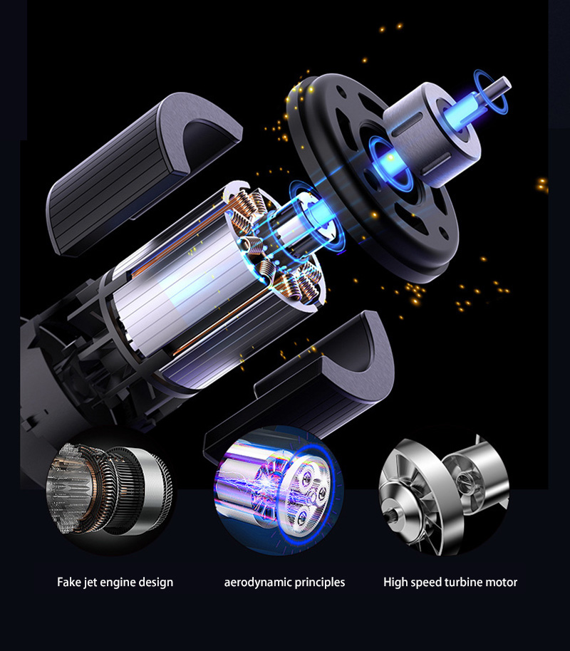 Negative Ionic Hair Dryer High-speed Electricturbine Drier Constant Temperature Quick Drying Hair