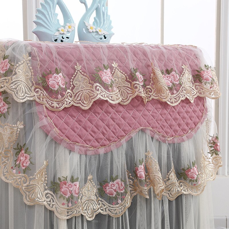 Lace Drum Washing Machine Cover Waterproof Sunscreen Dust Washing Machine Cover