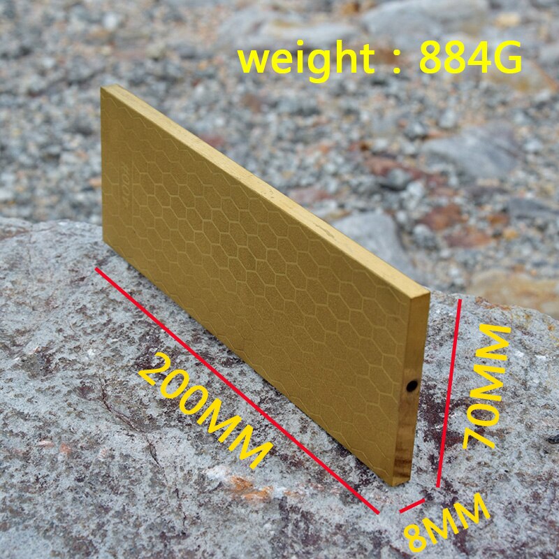 Titanium plating knife sharpener 400 1000 grit sharpening stone angle guide 304 stainless steel base