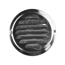 Circle Air Vent Grille 80 100 120 160mm Round Ducting Ventilation Cover Mesh kitchen bath air outlet fresh system round louver