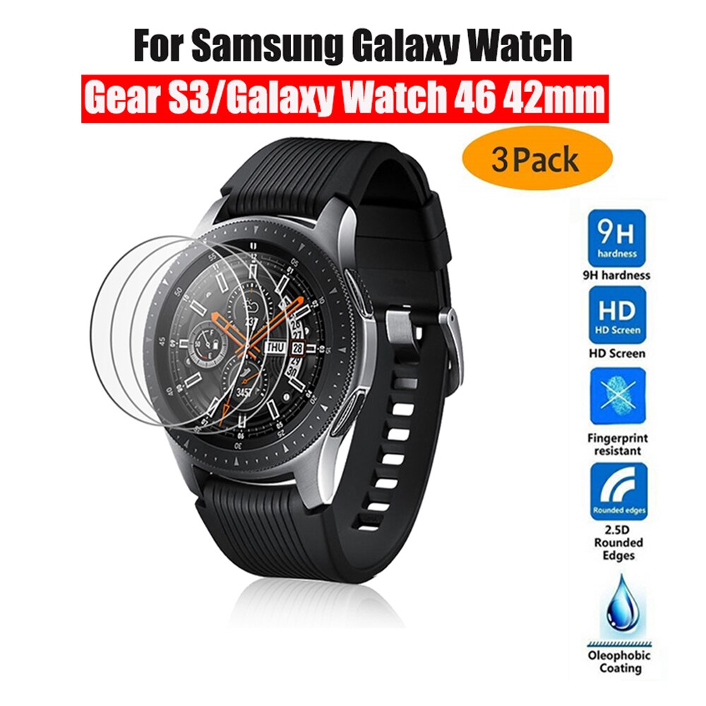 Gehard Glas Screen Protector Voor Samsung Galaxy Horloge 46Mm 42Mm Beschermende Glas Film Voor Galaxy Horloge Horloge band Gear S3