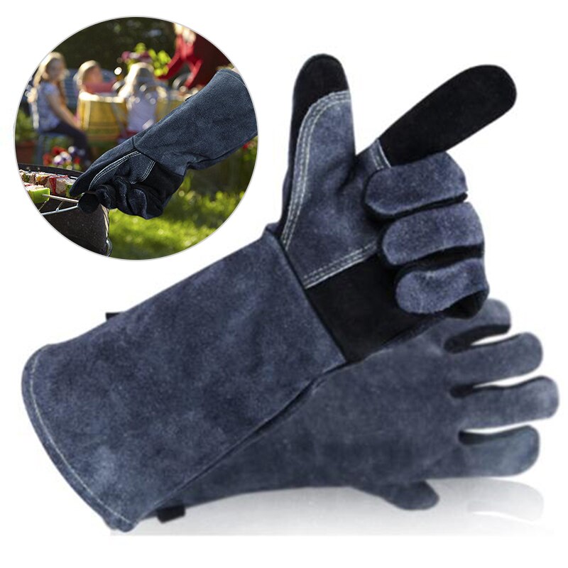 Flammhemmende handschuhe isolierte abdeckung schutz ölbeständig küche kochen