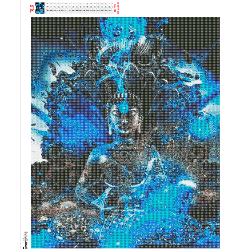 Evershine 5D Diamant Malerei Buddha Religion Volle Bohrer Quadratmeter Diamant Stickerei Kreuz Stich Bausatz Porträt Zen Handwerk Bausatz