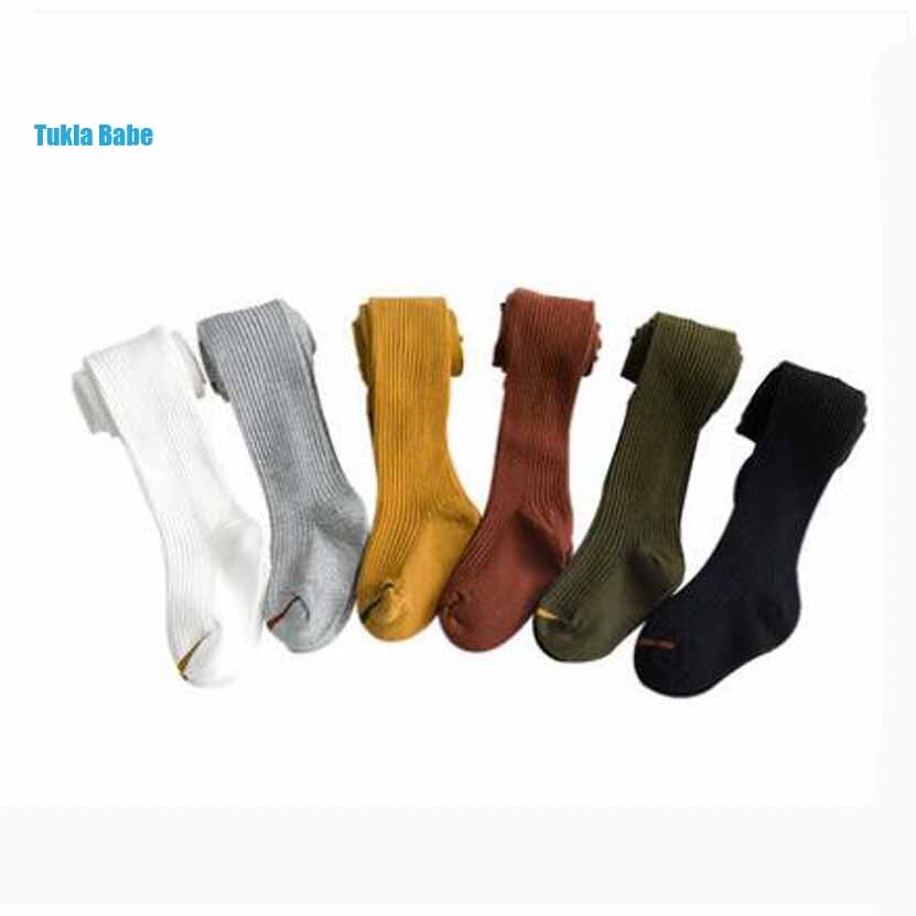 Autumn Winter Child Leggings Cotton Warm Pure Color Kids Boys Girls Pantyhose