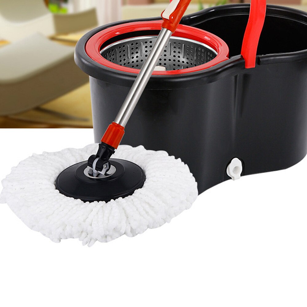 Huis Schoon Mops Set Vervangbare 360 Roterende Mops Zacht Microfiber Spinning Vloer Mop Hoofd Voor Huishoudster Thuis Floor Cleaning