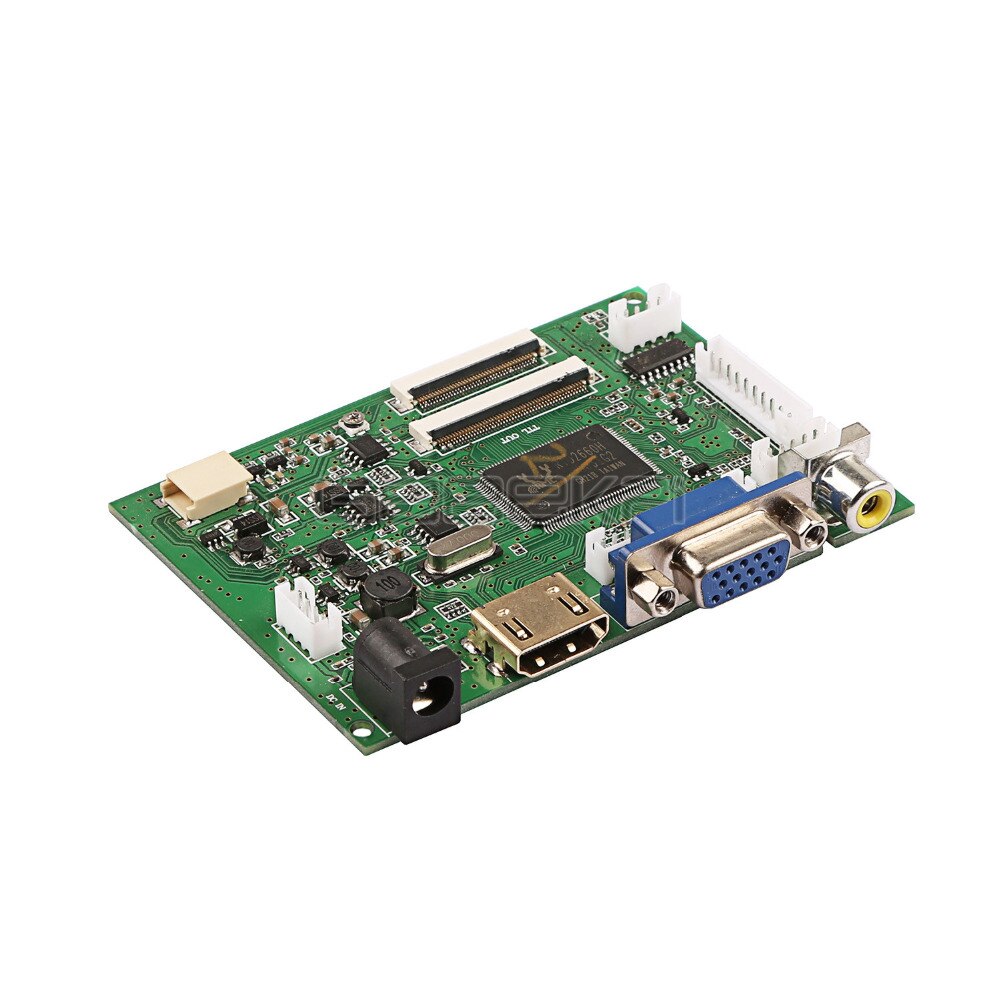 GeeekPi, pantalla LCD de 7 pulgadas 1024*600, Kit de pantalla con amplificador, 2 uds., altavoces para Raspberry Pi 4 B, todas las plataformas y PC