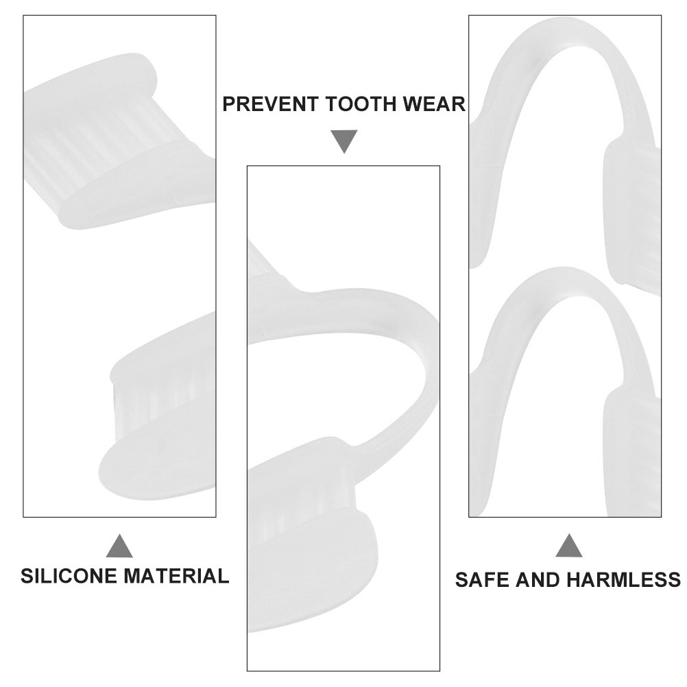 4pcs Night Guard Anti Teeth-Grinding Guard Silicone Teeth Protector