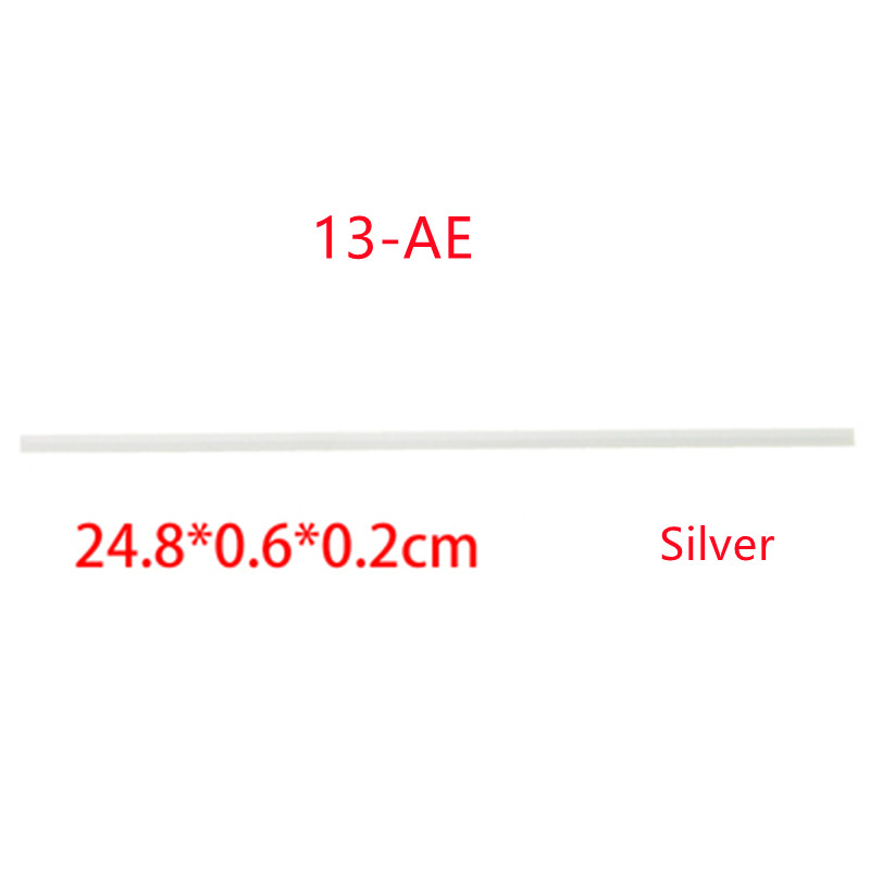 Laptop Gummi Streifen Für HP Neid Gespenst X360 15 -DF/ED/BP 13-AD/Ah/AP/AQ/AR Unterseite fallen Fuß Pad Oberfläche Laptop Gummi Füße 1 stücke: Silber- 13- a e