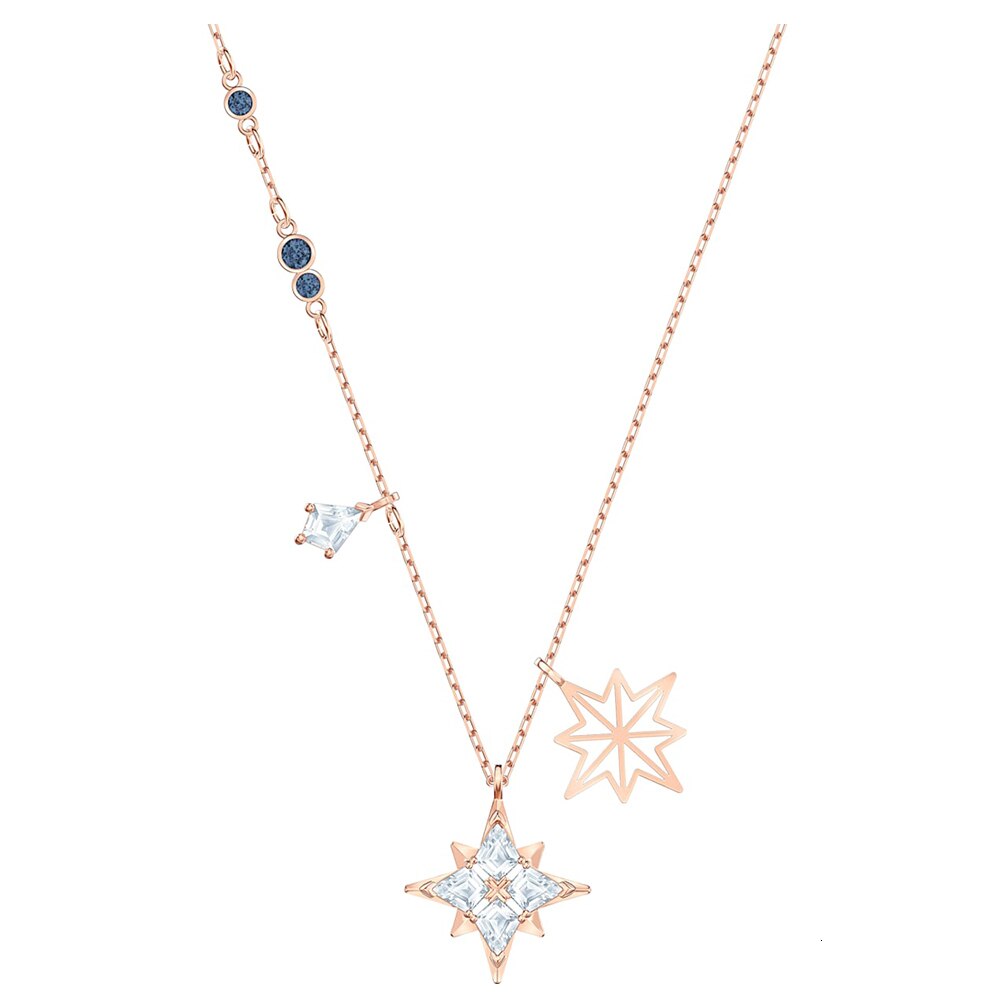Mulier Romantic Jewelry Girls Crystal Star Earrings Necklace Bracelet 549337 5452 549438 Bijoux Femme