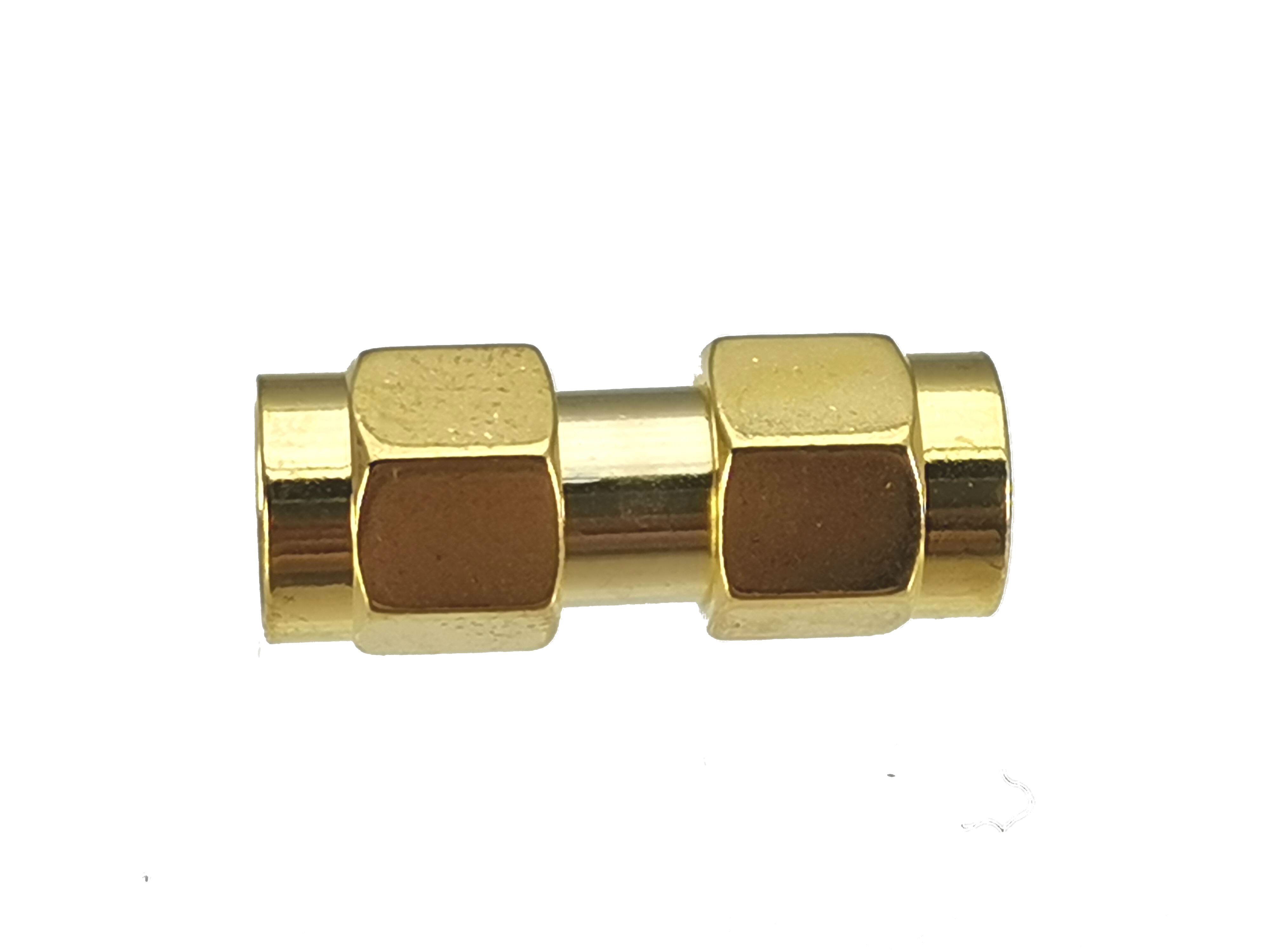 1Pcs Connector Adapter Sma Stekker Naar Sma Stekker Rf Coaxiale Converter Straight Messing