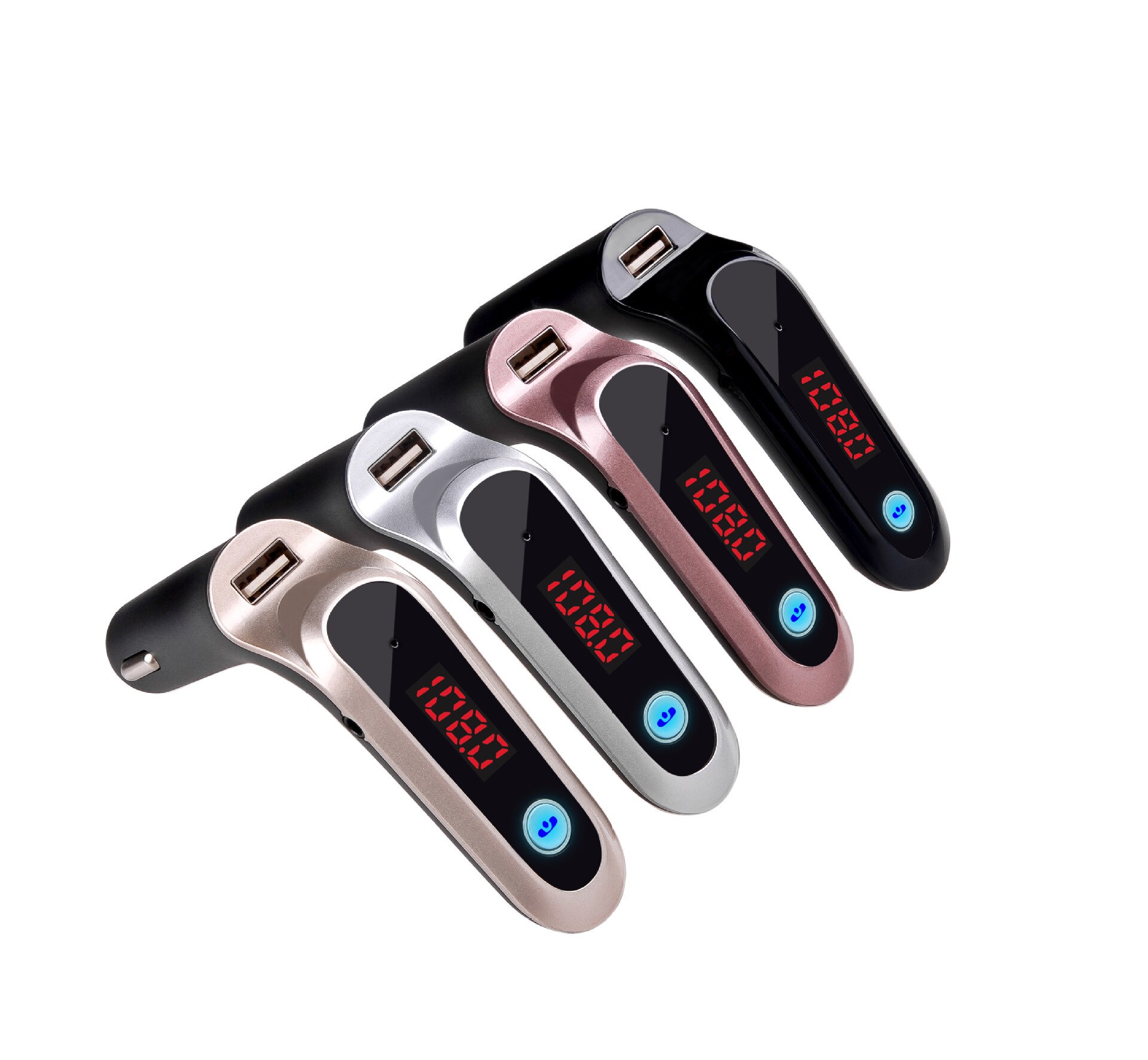 CRA S7 Bluetooth Hands-free Car Kit MP3 Bluetooth Player Bluetooth Hands-free Car Kit MP3 Hands-Free S7 Vehicle-mounted FM Emitt