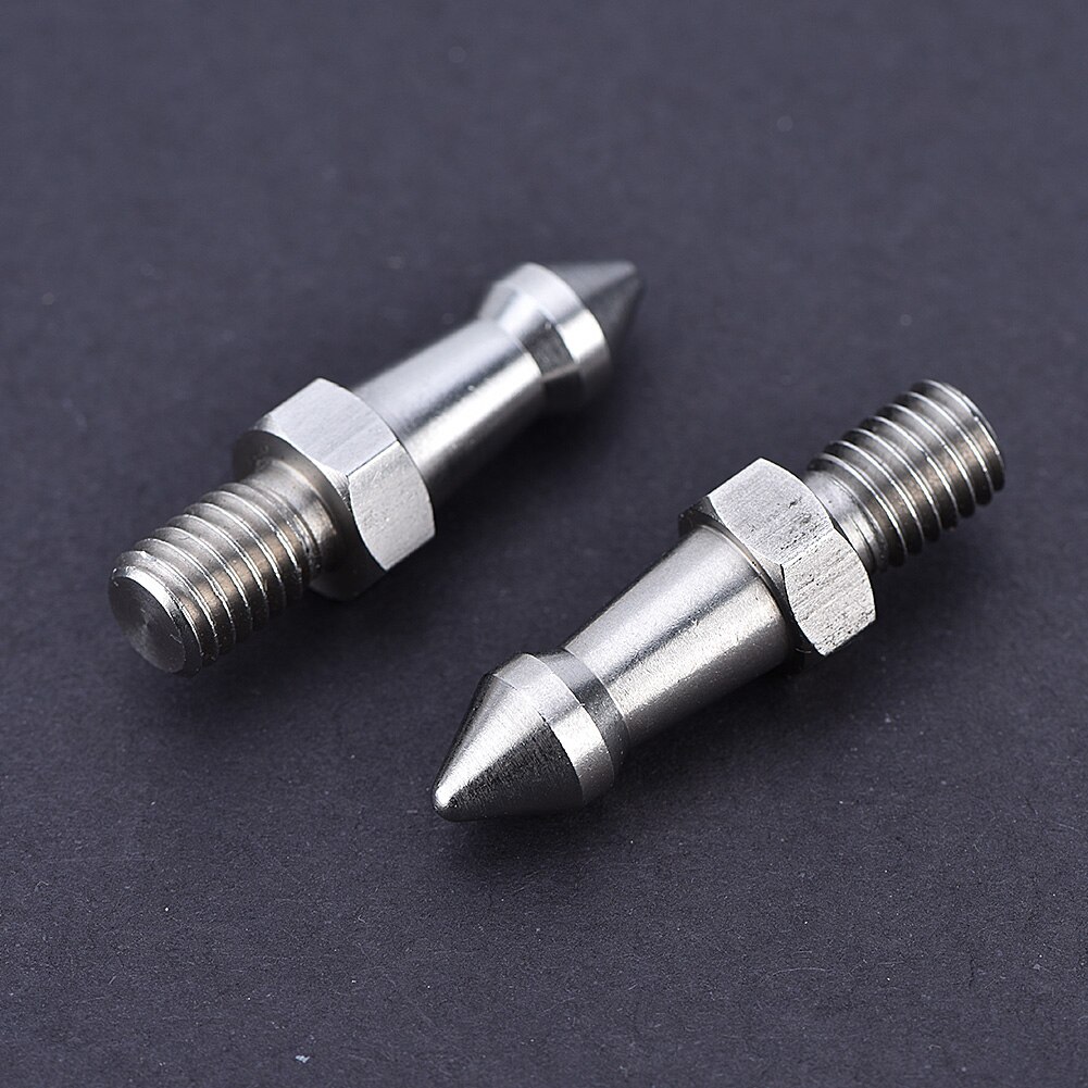 Tornillo de montaje para trípode M8, Perno de bala, picos de cono, soportes de suelo, pieza de repuesto, accesorio de cámara, Color plateado