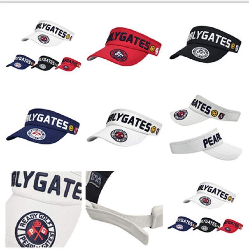 style golf cap adjustable empty top breathable outdoor sports embroidery hat for ladies and men
