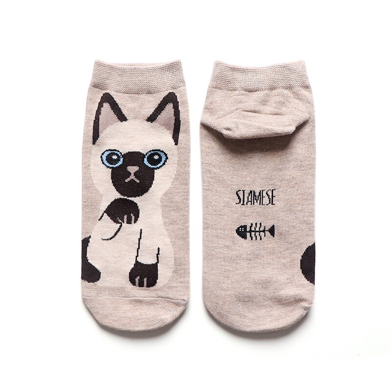 Novo! Bonito gato crianças meias de tornozelo adulto meias retas 5 cores meninas meninos quentes meias de algodão dropship: 02