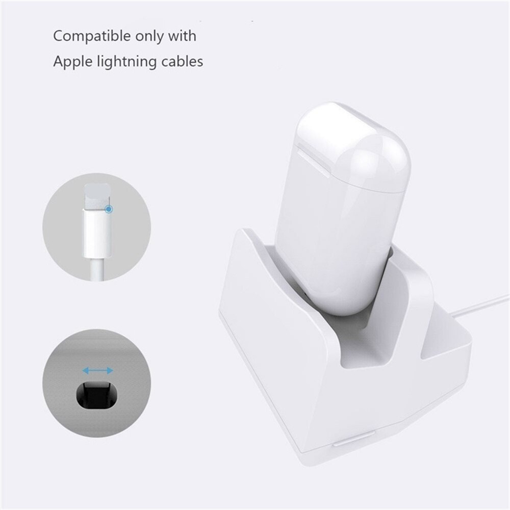 For apple airpods 1 2 3 charging station dock stand for iphone 11 12 13 pro max xs xr pods air pro phone desk usb charger holder