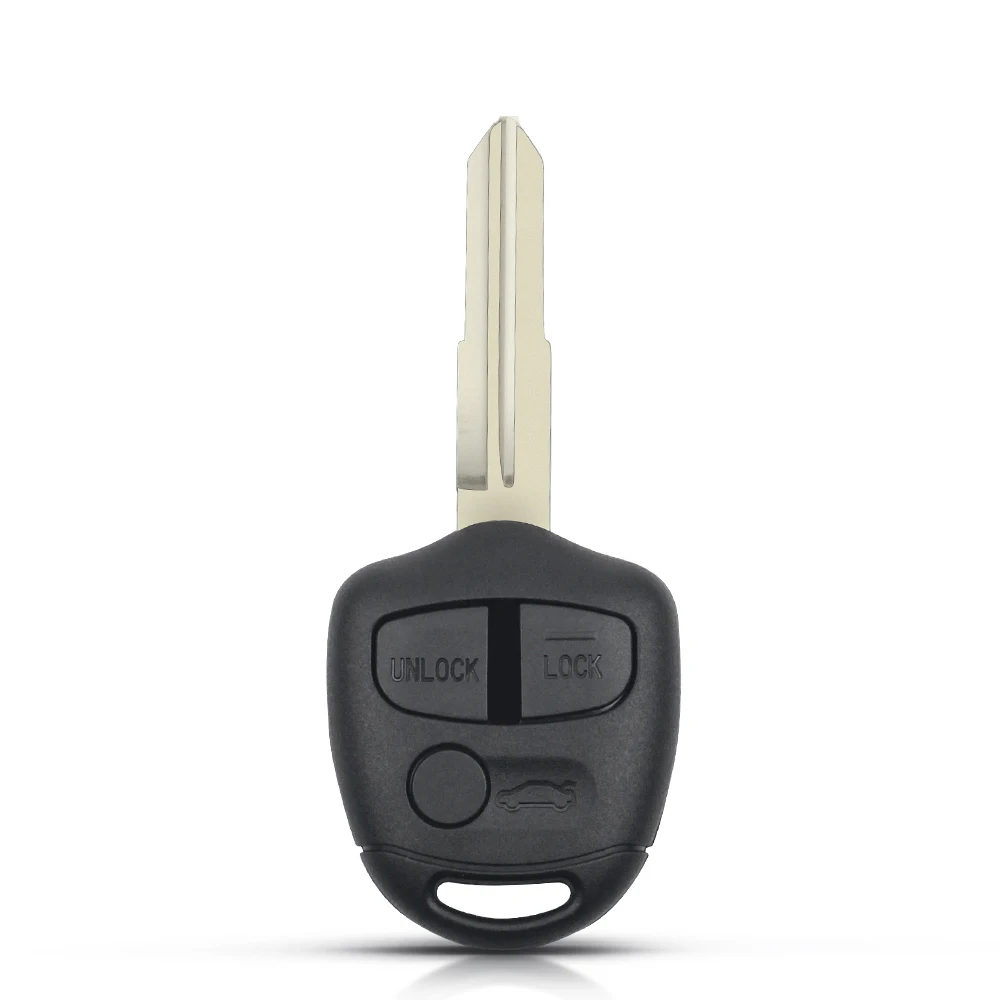KEYYOU para Mitsubishi Outlander Grandis Pajero Lancer coche fob nueva carcasa de llave remota 2/3 botones: Rojo