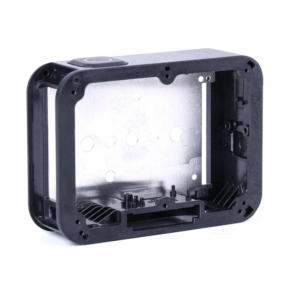 Original til gopro hero 8 reparation udskiftning front frontplade med ydre stel case reparation dele front cover baghus: Bagkasse