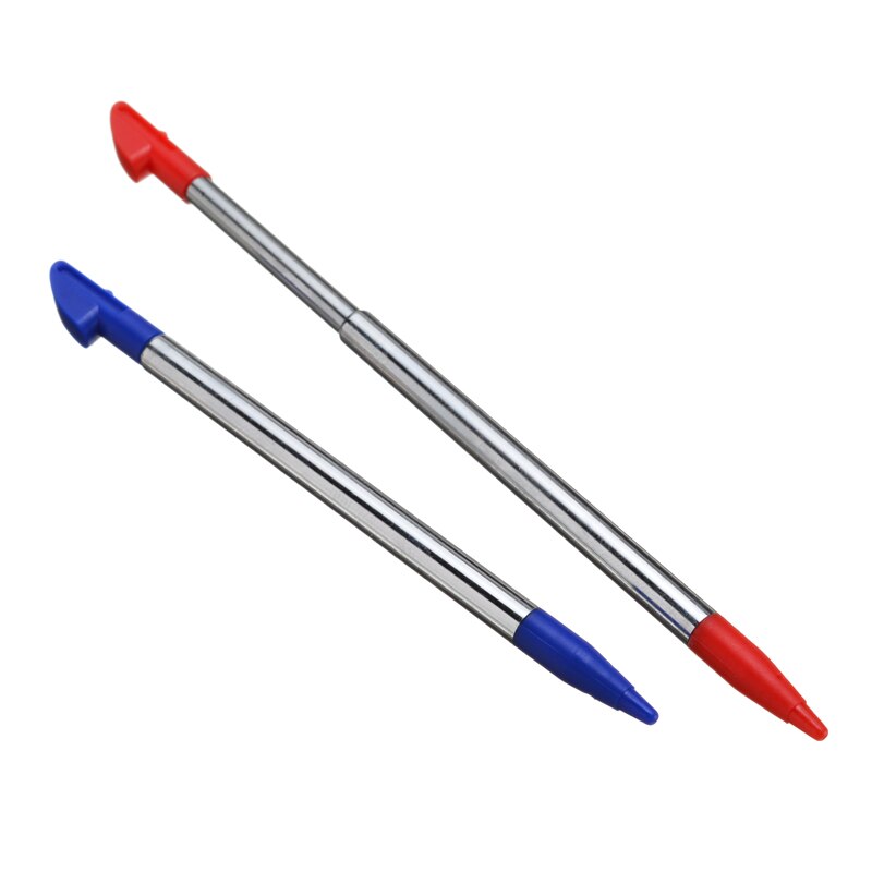 4pcs Variopinta di Tocco Dello Stilo Dello Schermo Penna di Plastica E In Acciaio Inox A Scomparsa Penne Per 3DS LL 4 Colori