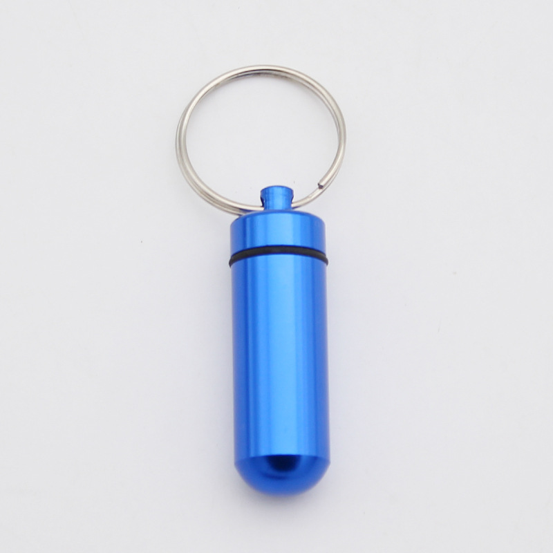Tragbare Mini-Pillen dose wasserdichte Aluminium hüllen Tabletten Flasche Medizin Vitamin Pillen boxen Fischöl Behälter Veranstalter Lagerung