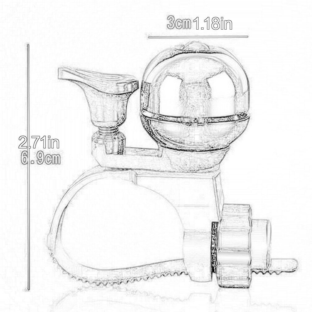 Universal Children Bicycle Handlebar Horn Sound Alarm Bell Mountain Bike Retro Ring Bell Cycling Accessories