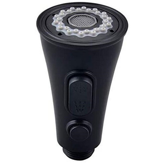 Multifonction robinet douche buse cuisine évier tirer robinet buse pulvérisateur noir argent petite douche tirer tête: 61012black