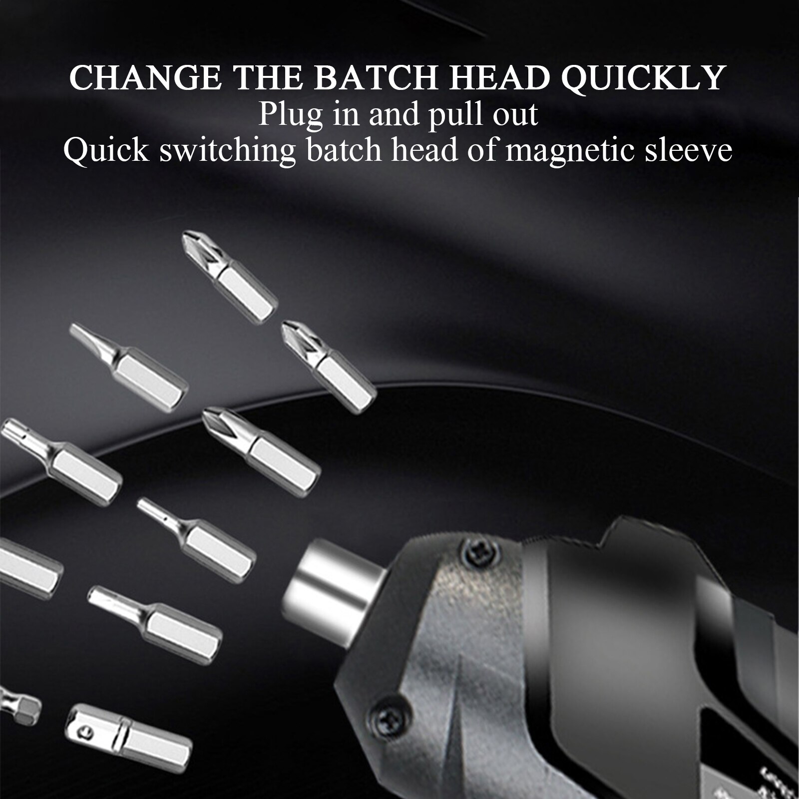 Multifunctional Electric Screwdriver Rechargeable Electric Screwdriver Set Mini Household Lithium Battery Tool Electric Drill