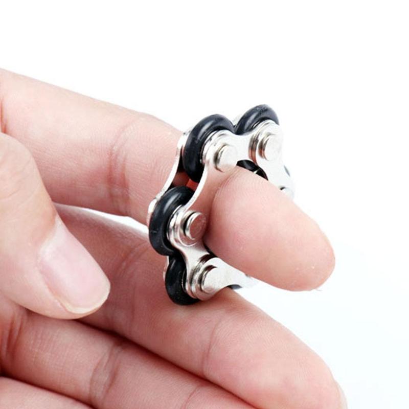 Pressure relief toy bicycle decompression chain