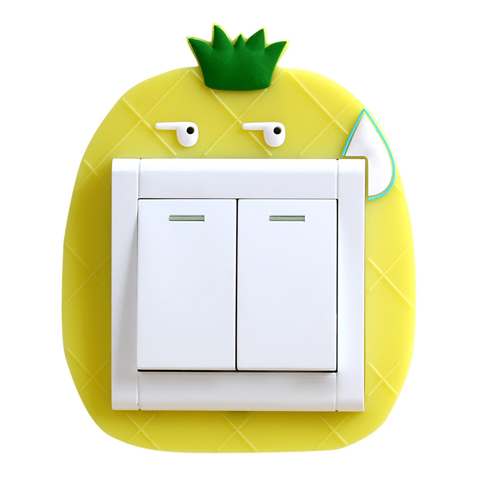 kreskówka Pattn obudowa przełącznika wystrój pokoju 3d silikonowe na-wyłączony naklejka strąk włącznik światła gniazdo z przełącznikiem naklejki ścienne naklejka robić dziecięcego pokoju # p30: F