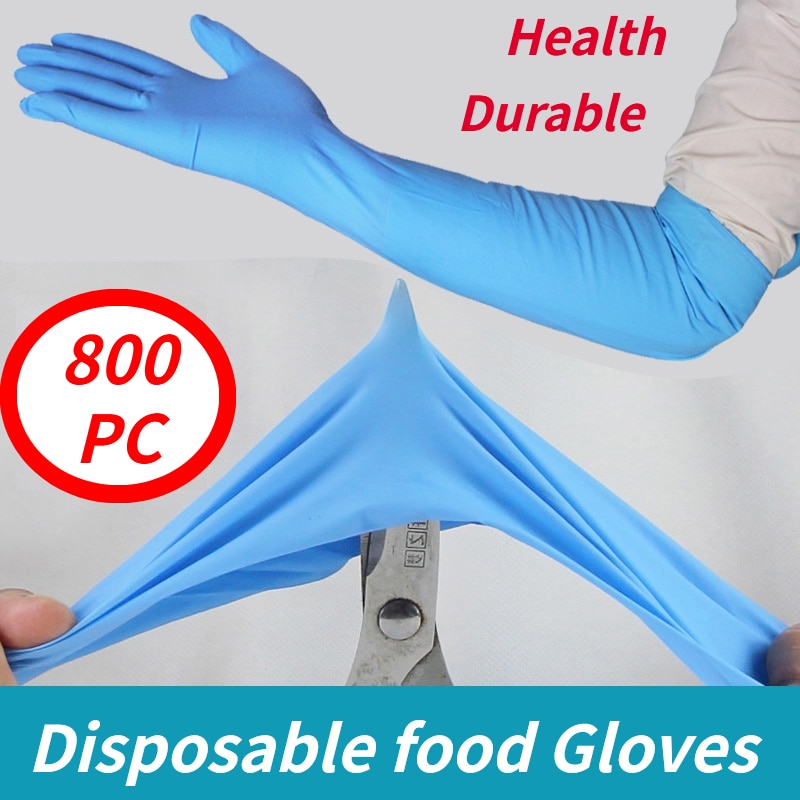 100pc Disposable Gloves Latex Dishwashing Kitchen Work Rubber Garden Gloves Universal For Left And Right Hand Cleaning Gloves