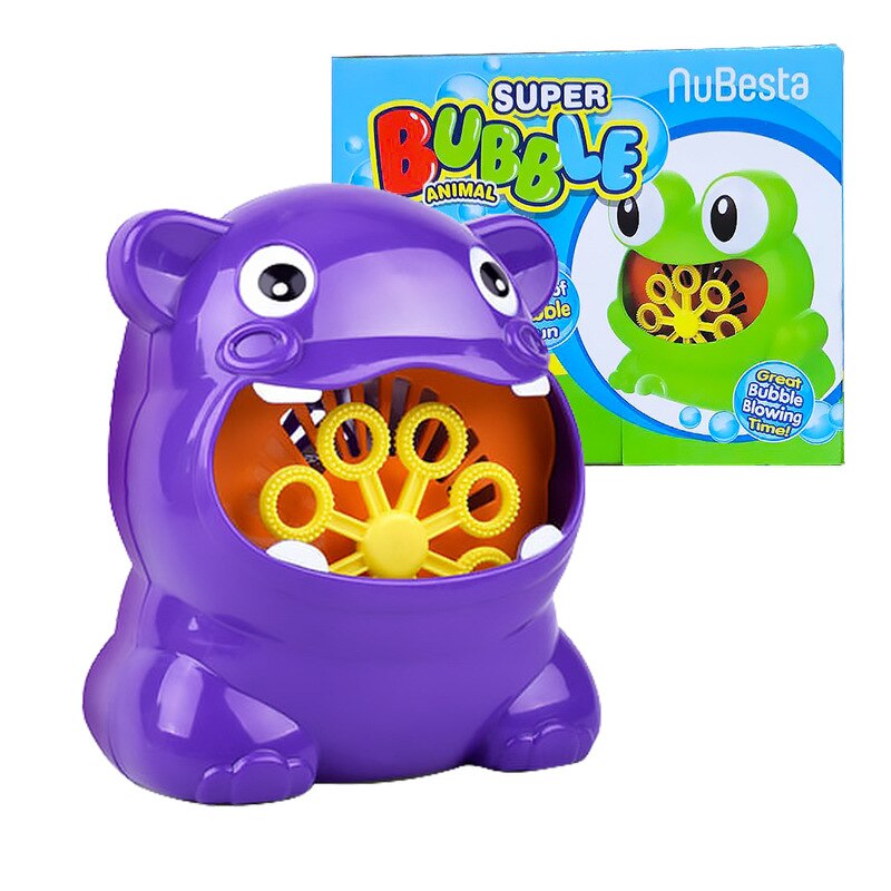 Zomer Baby Bad Speelgoed Muziek Dinosaurus Dier Bubble Machine Automatische Spit Blower Fabrikant Met Muziek & Zuignap: B