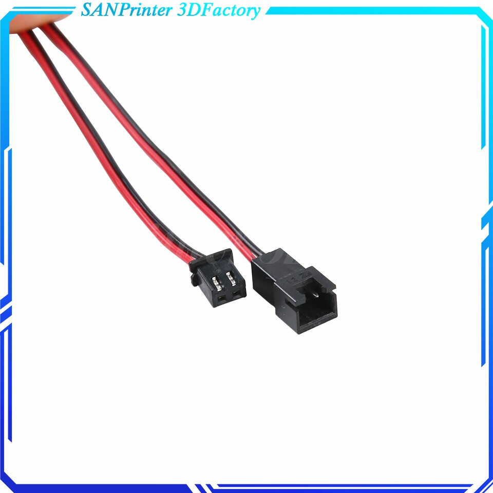 Fan Extension Cable 1M Wire Length Connection Line 2Pin XH2.54 Female Male Connector 3D Printer Parts 1/2/5/10/20pcs