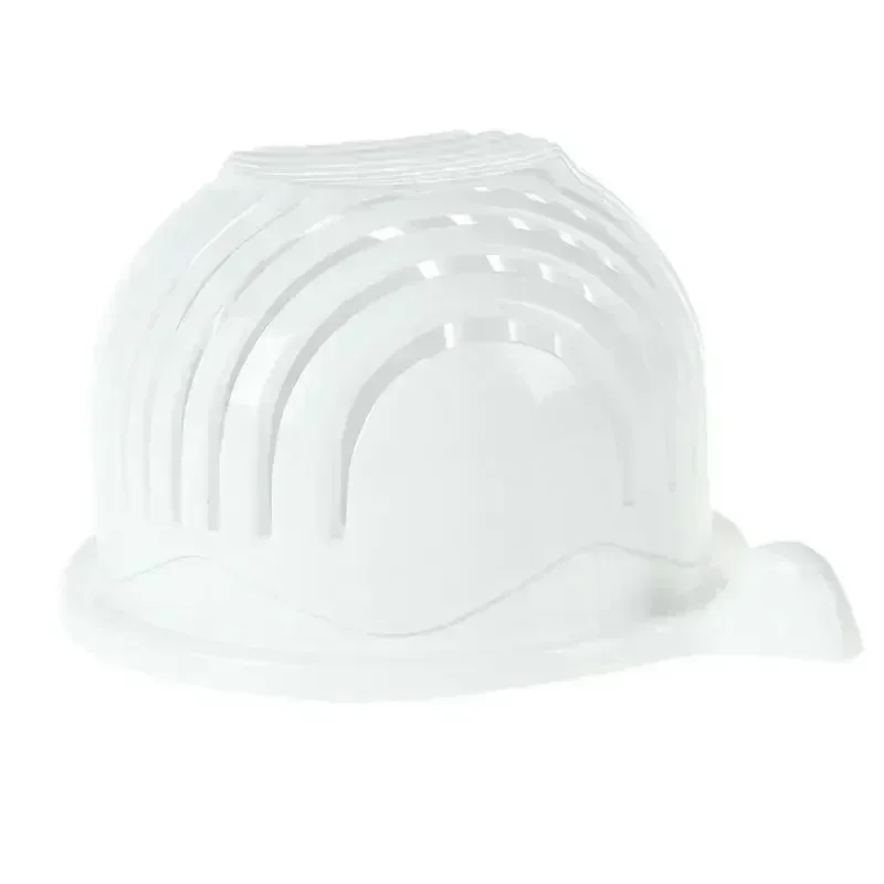 Picadora cortadora de ensalada de verduras, cuenco de corte, rodajas de verduras, corte de fruta para herramientas de cocina, accesorios, aparatos, artículos de cocina: Gris claro