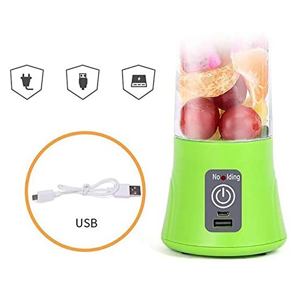 380ml Portable USB Electric Fruit Mixer Juicer Machine Home Blender Squeezer Portable Easy to Clean Juice Maker